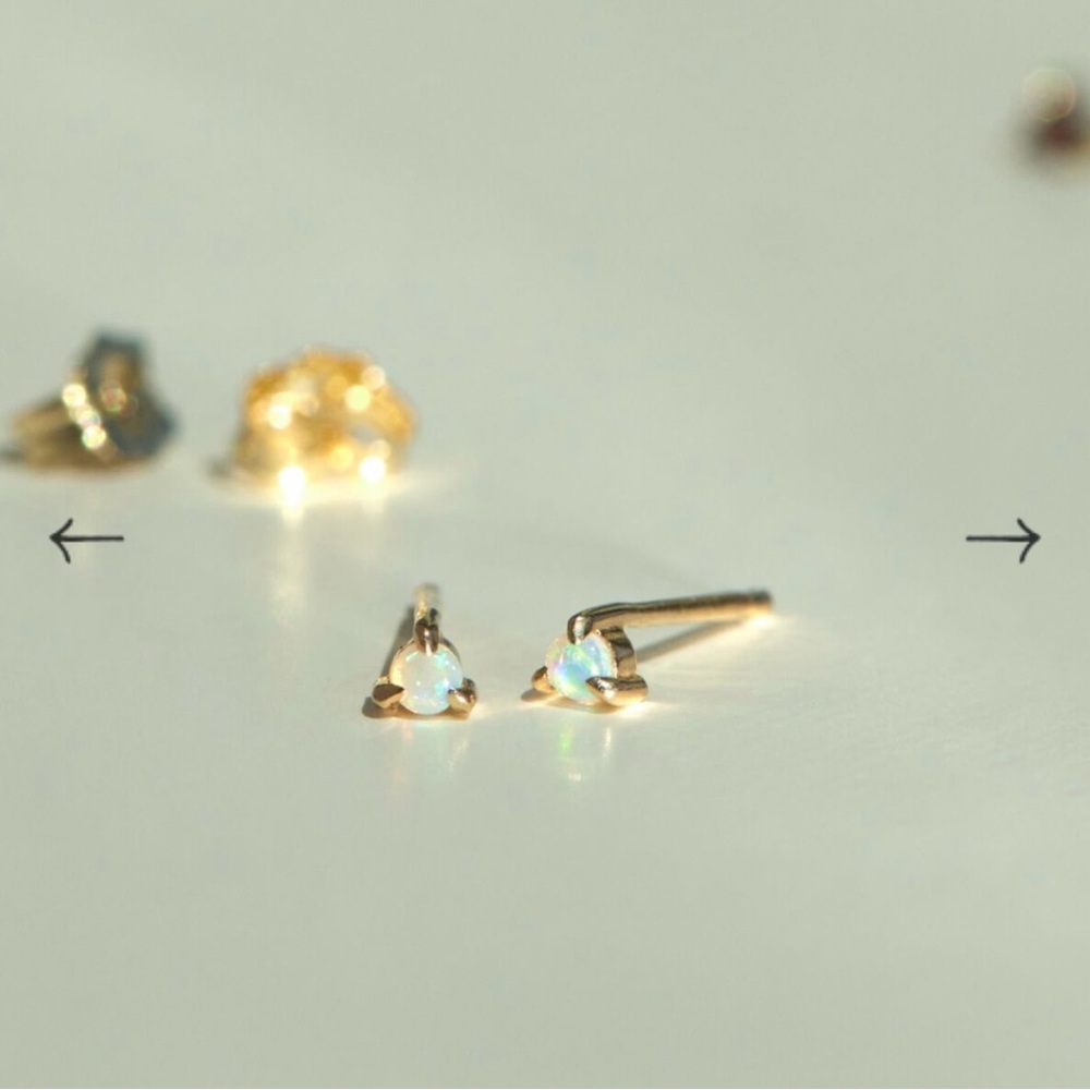 Catbird Opal Petite Fizz Stud Earrings
